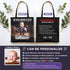 Personalized Baby Superhero Tote Bag – Custom Captain Design with Name, Photo & Quote